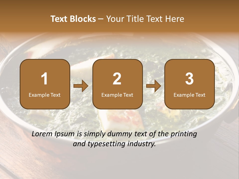 Palak Paneer PowerPoint Template