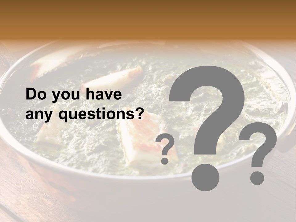 Palak Paneer PowerPoint Template