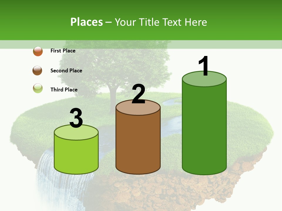 Falls Green Natural PowerPoint Template