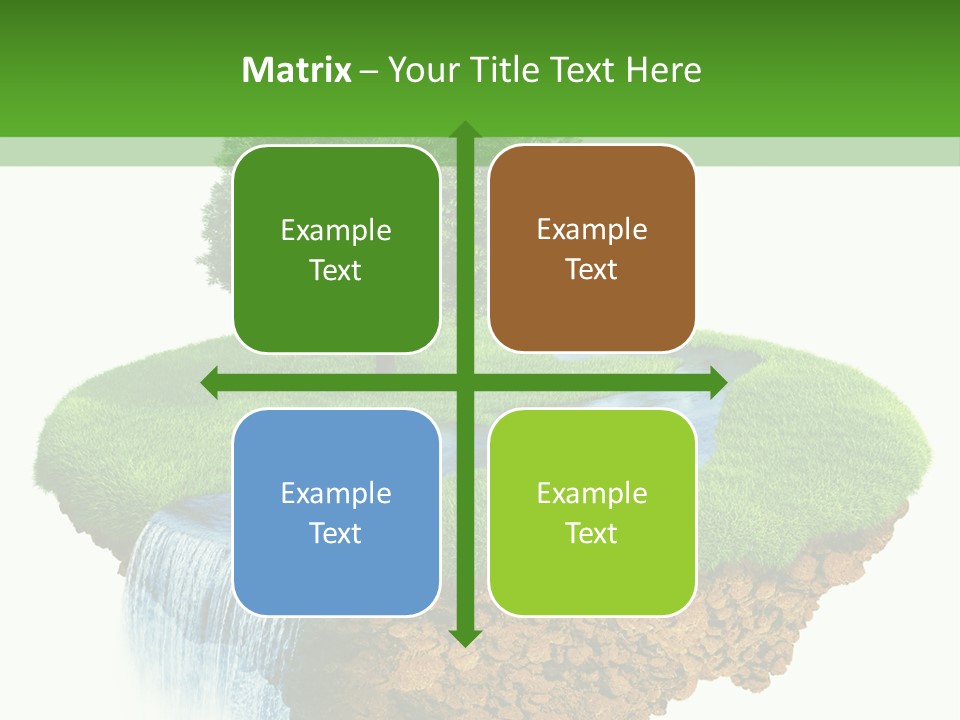 Falls Green Natural PowerPoint Template