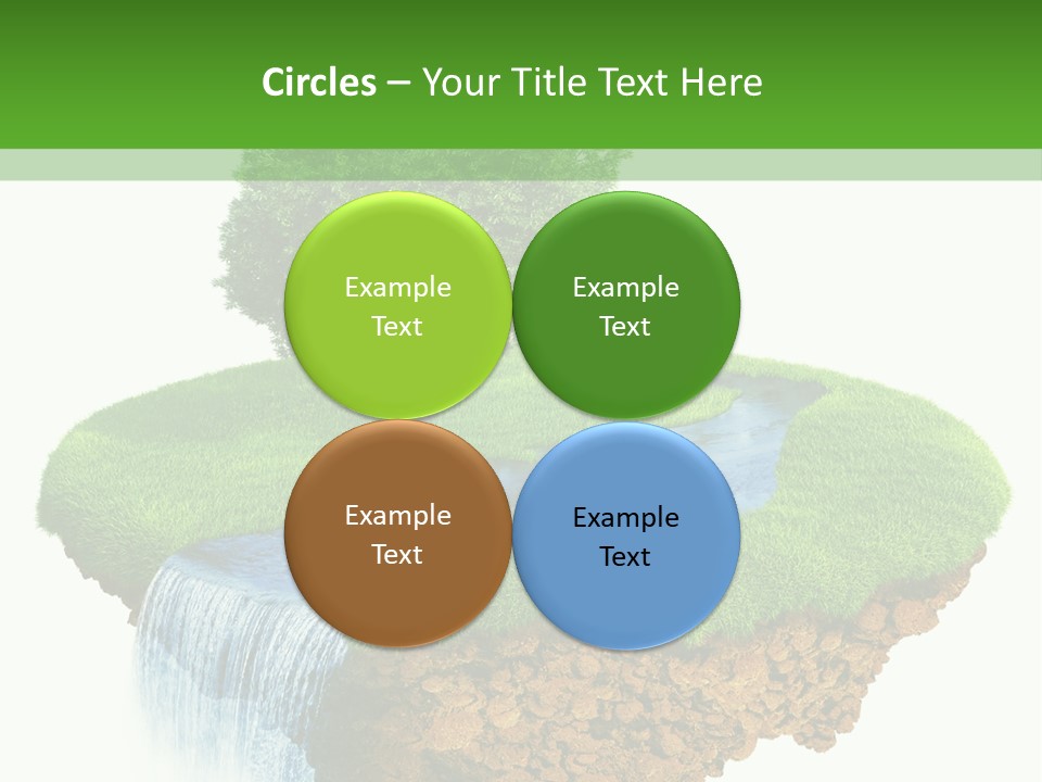 Falls Green Natural PowerPoint Template