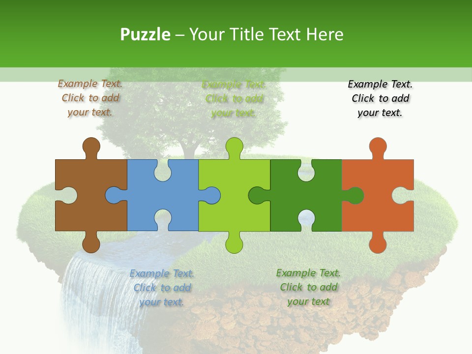 Falls Green Natural PowerPoint Template