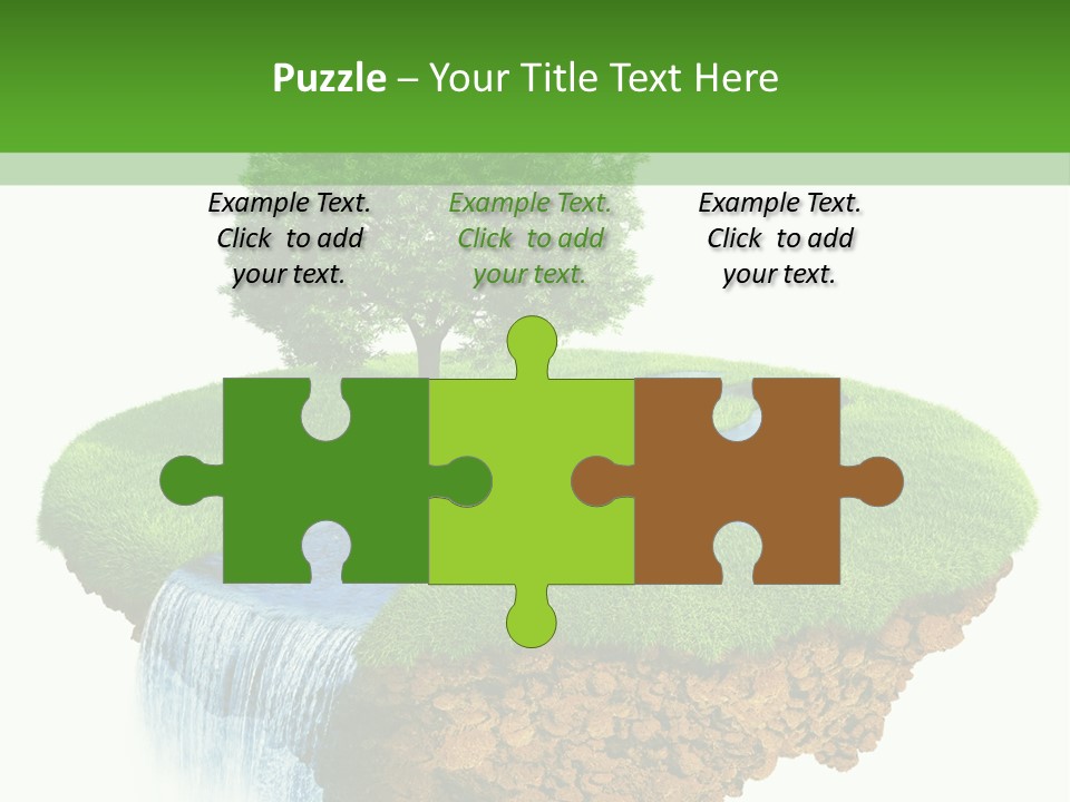 Falls Green Natural PowerPoint Template