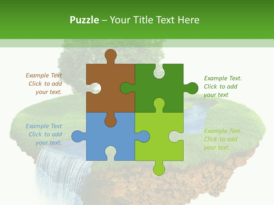 Falls Green Natural PowerPoint Template