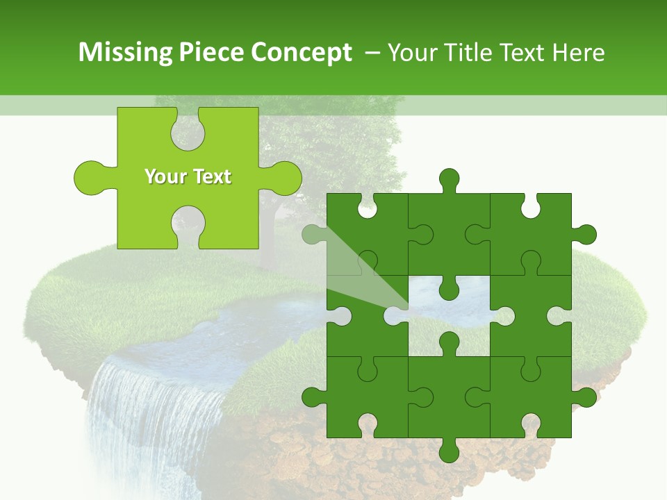 Falls Green Natural PowerPoint Template