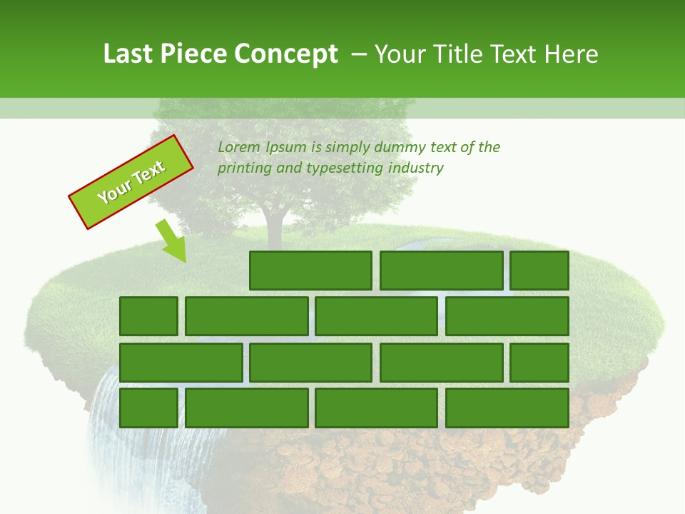 Falls Green Natural PowerPoint Template