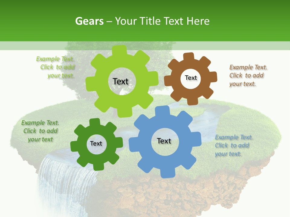 Falls Green Natural PowerPoint Template