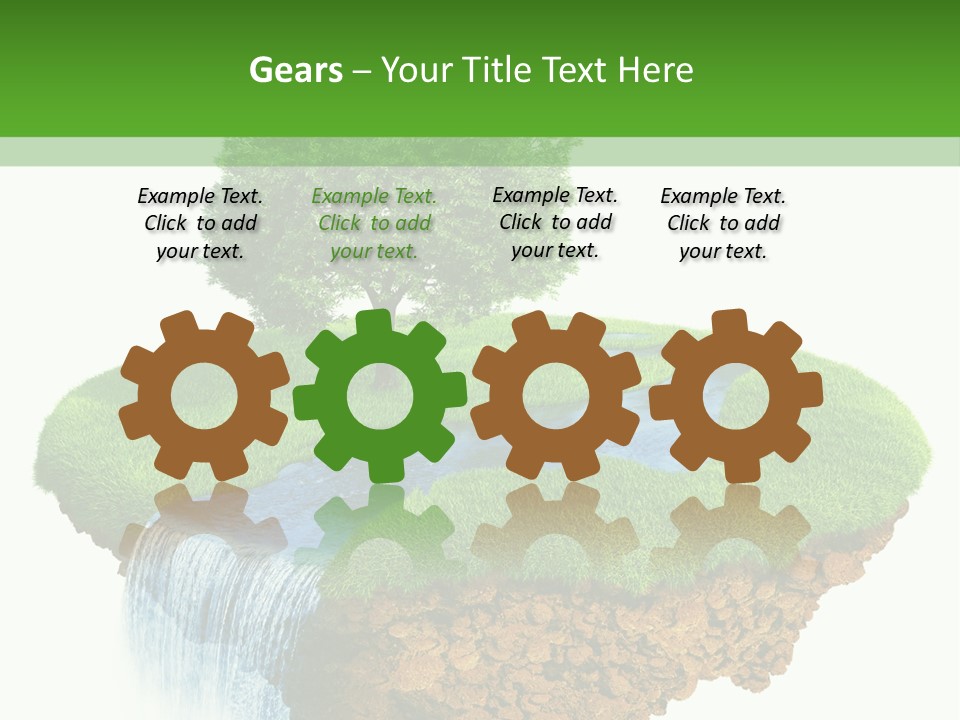 Falls Green Natural PowerPoint Template