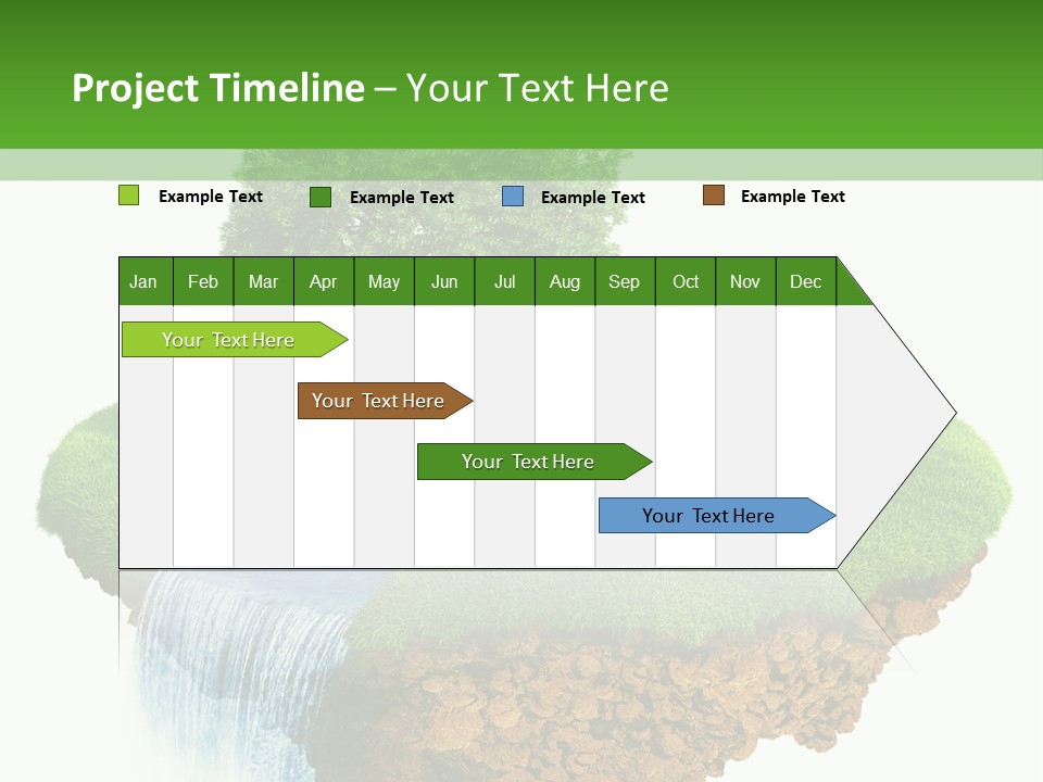 Falls Green Natural PowerPoint Template