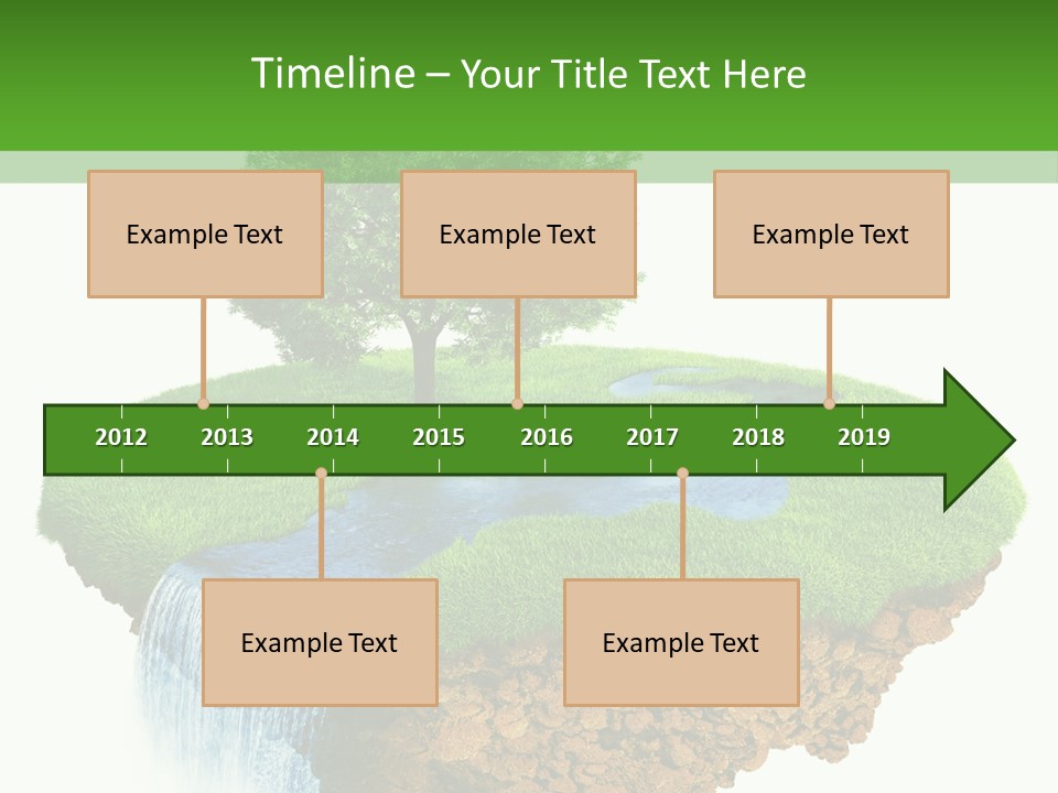 Falls Green Natural PowerPoint Template