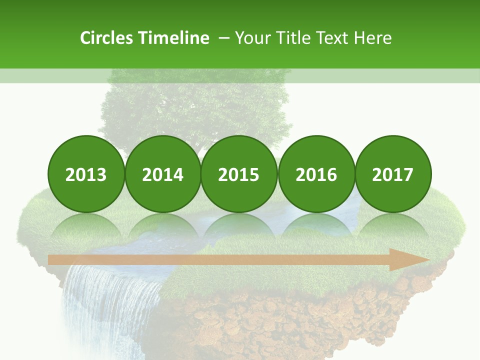 Falls Green Natural PowerPoint Template