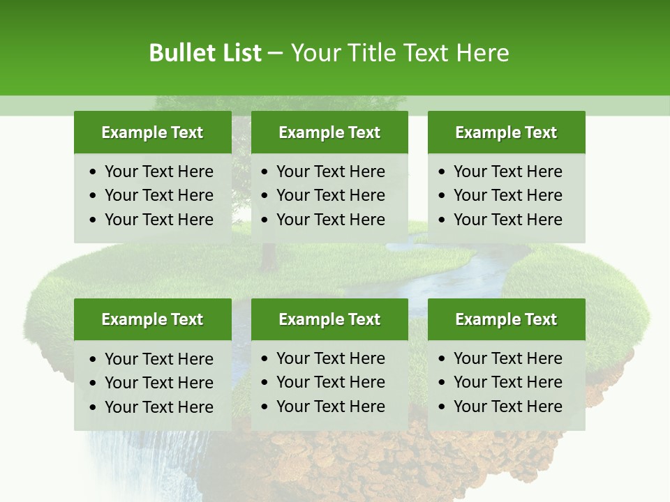 Falls Green Natural PowerPoint Template