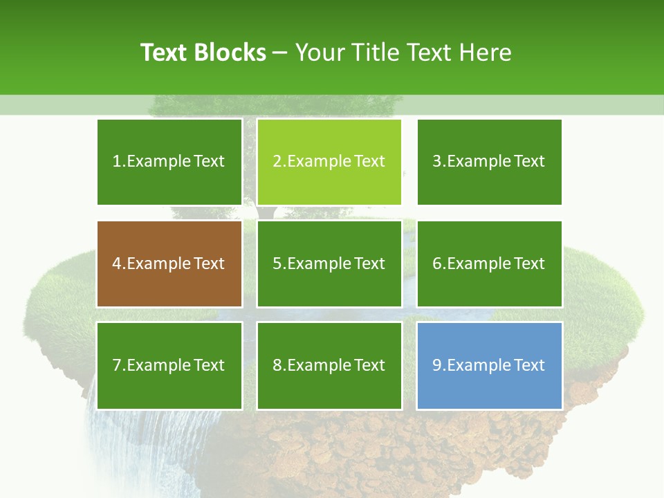 Falls Green Natural PowerPoint Template