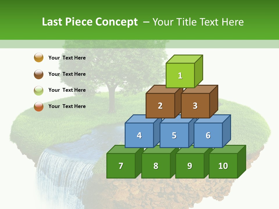 Falls Green Natural PowerPoint Template