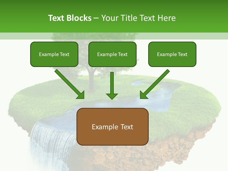 Falls Green Natural PowerPoint Template