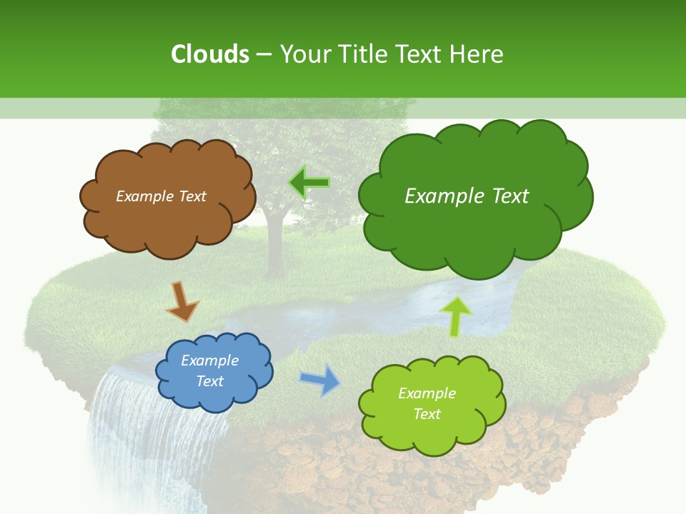 Falls Green Natural PowerPoint Template