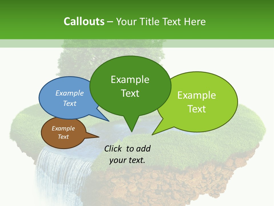 Falls Green Natural PowerPoint Template