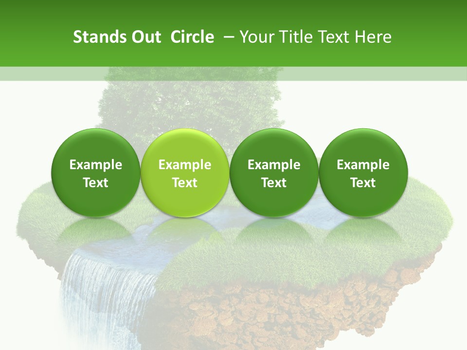 Falls Green Natural PowerPoint Template