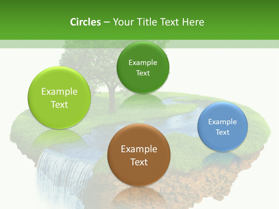 Falls Green Natural PowerPoint Template