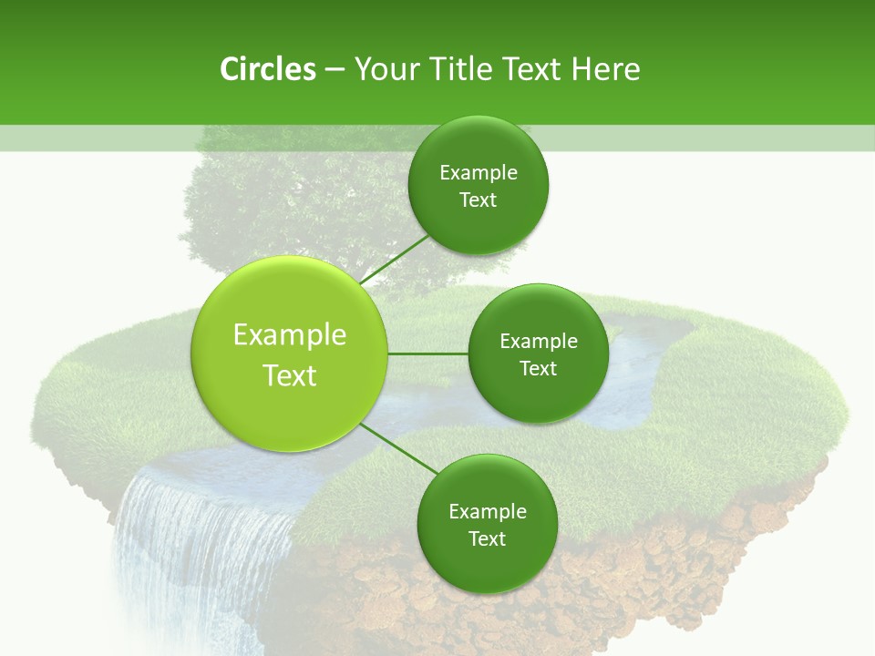 Falls Green Natural PowerPoint Template