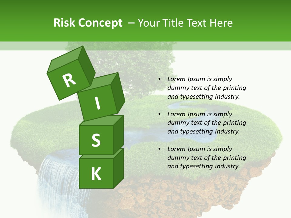 Falls Green Natural PowerPoint Template