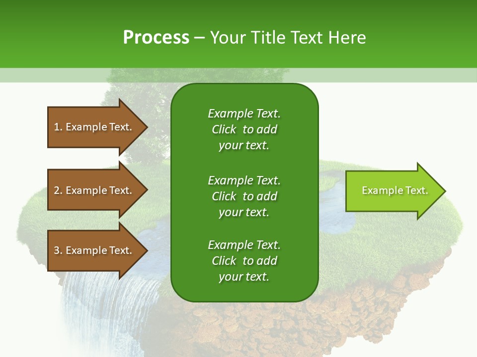 Falls Green Natural PowerPoint Template