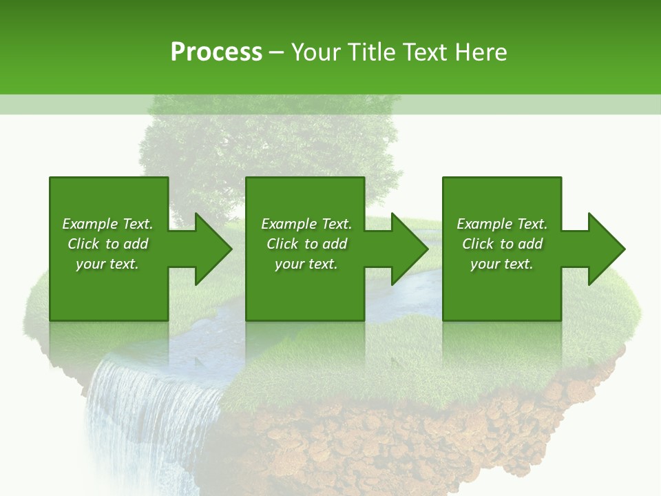 Falls Green Natural PowerPoint Template