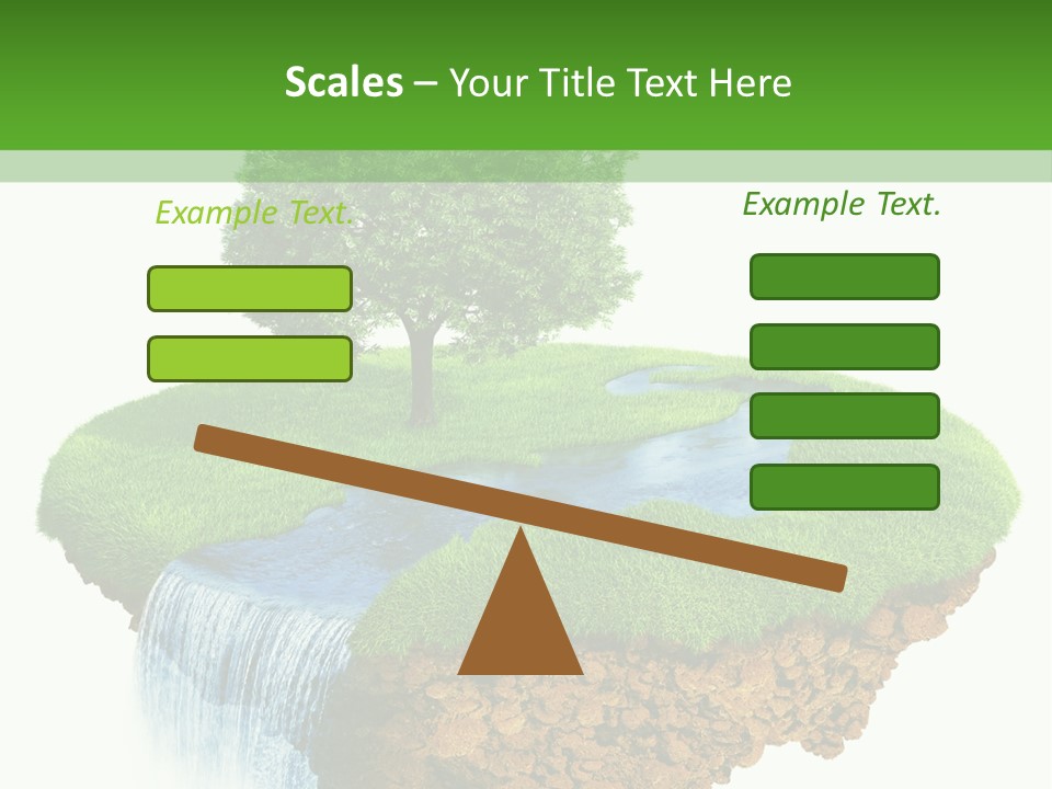 Falls Green Natural PowerPoint Template