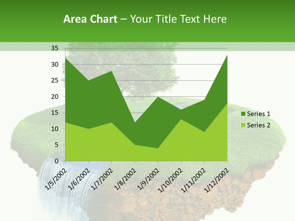 Falls Green Natural PowerPoint Template