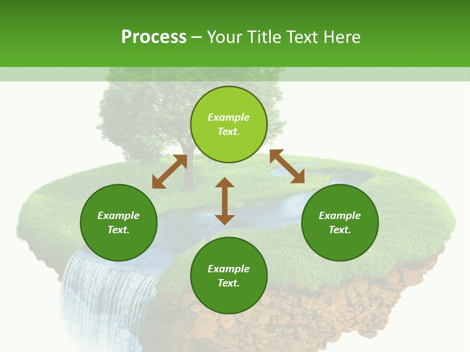 Falls Green Natural PowerPoint Template