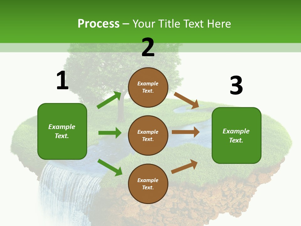 Falls Green Natural PowerPoint Template