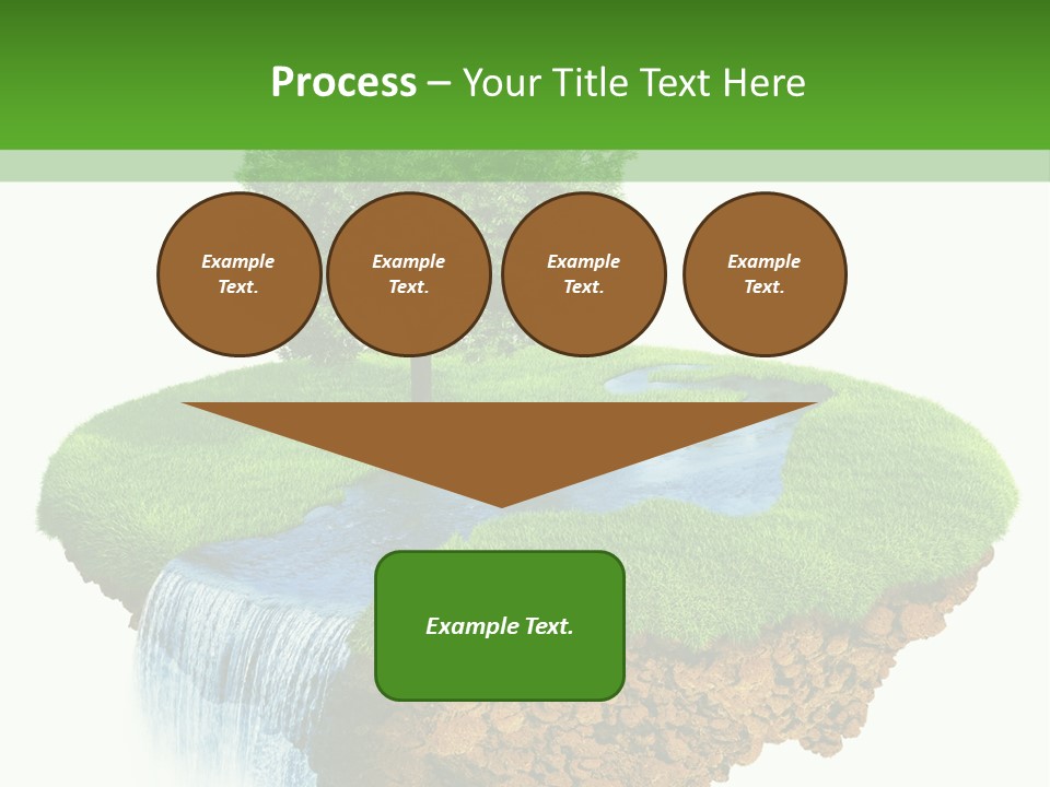 Falls Green Natural PowerPoint Template