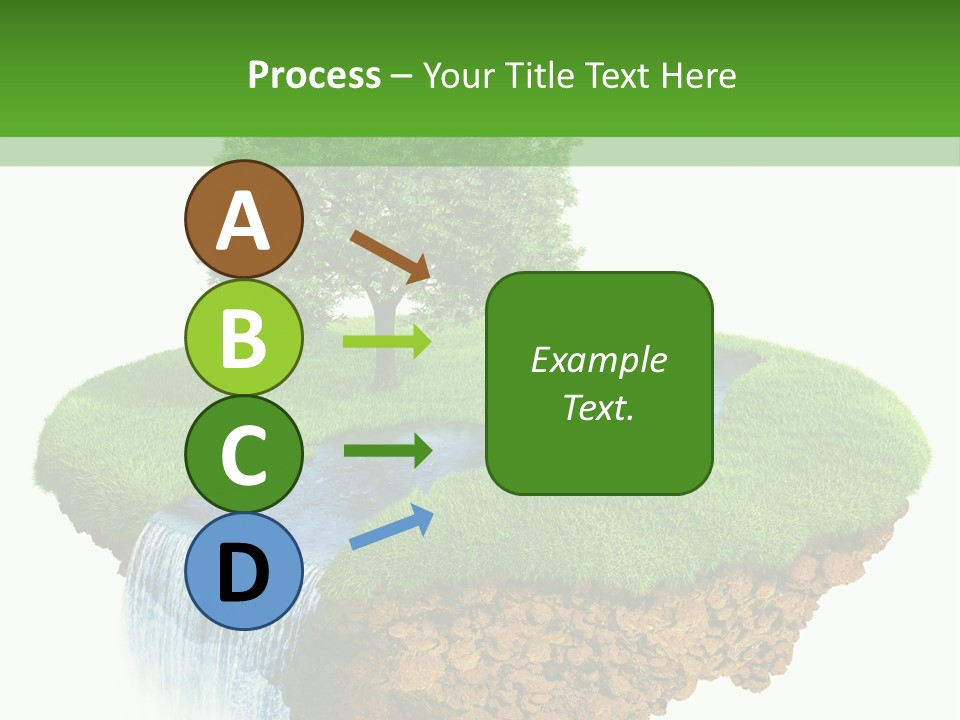 Falls Green Natural PowerPoint Template