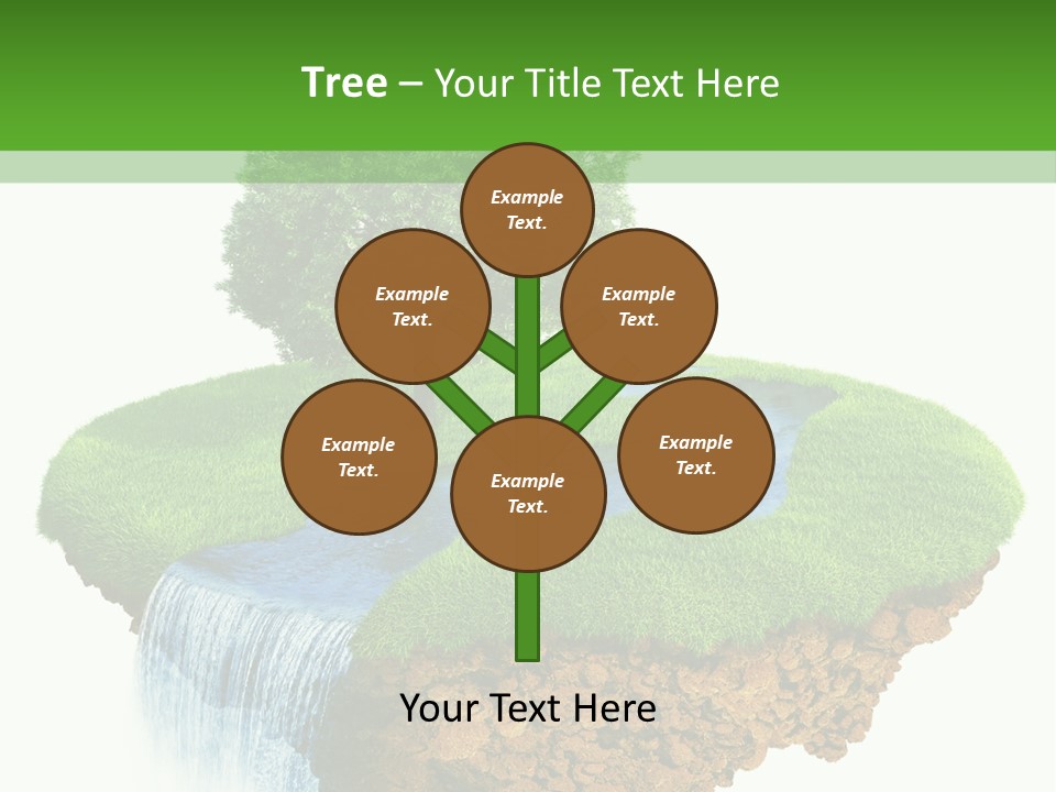 Falls Green Natural PowerPoint Template