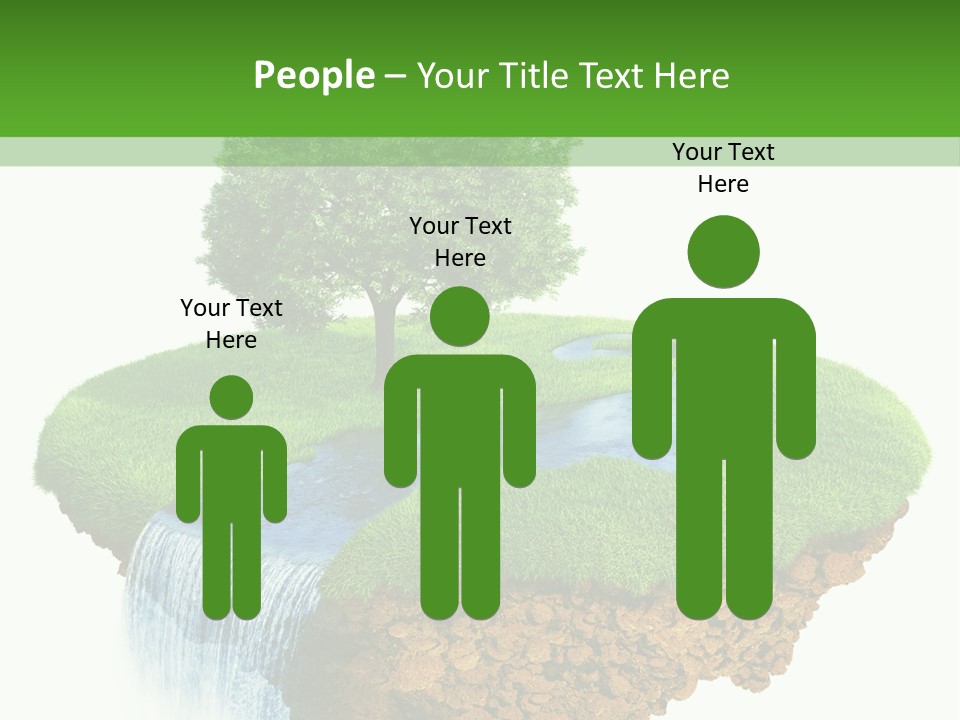 Falls Green Natural PowerPoint Template