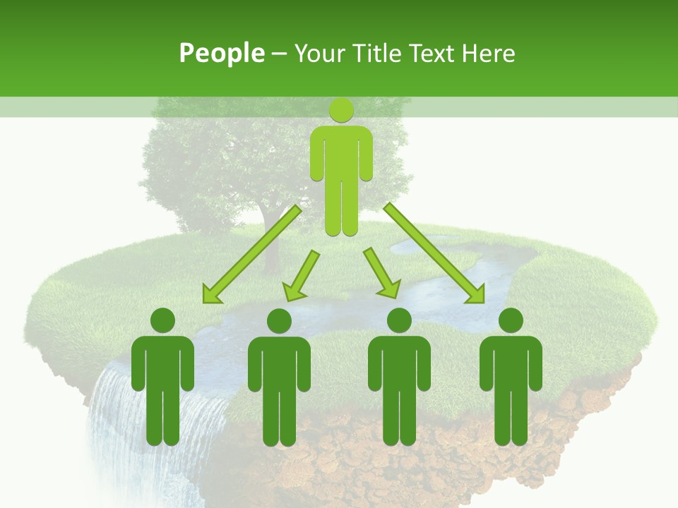 Falls Green Natural PowerPoint Template