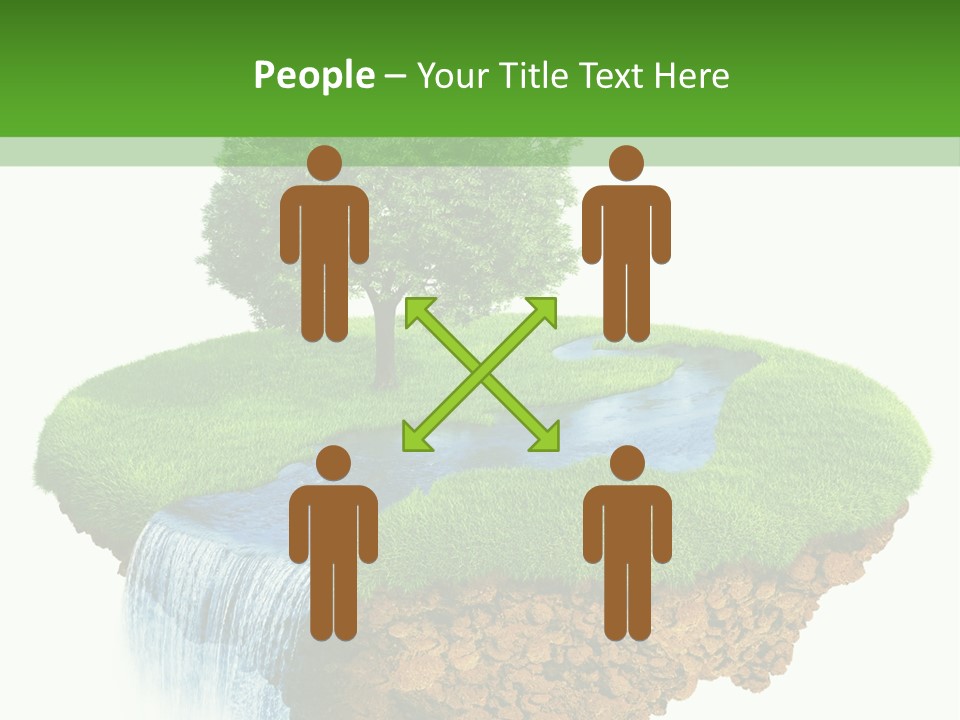 Falls Green Natural PowerPoint Template