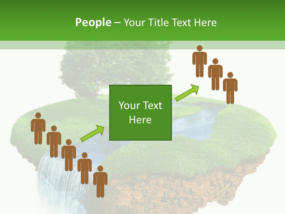 Falls Green Natural PowerPoint Template