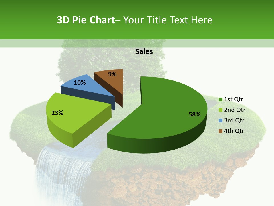 Falls Green Natural PowerPoint Template