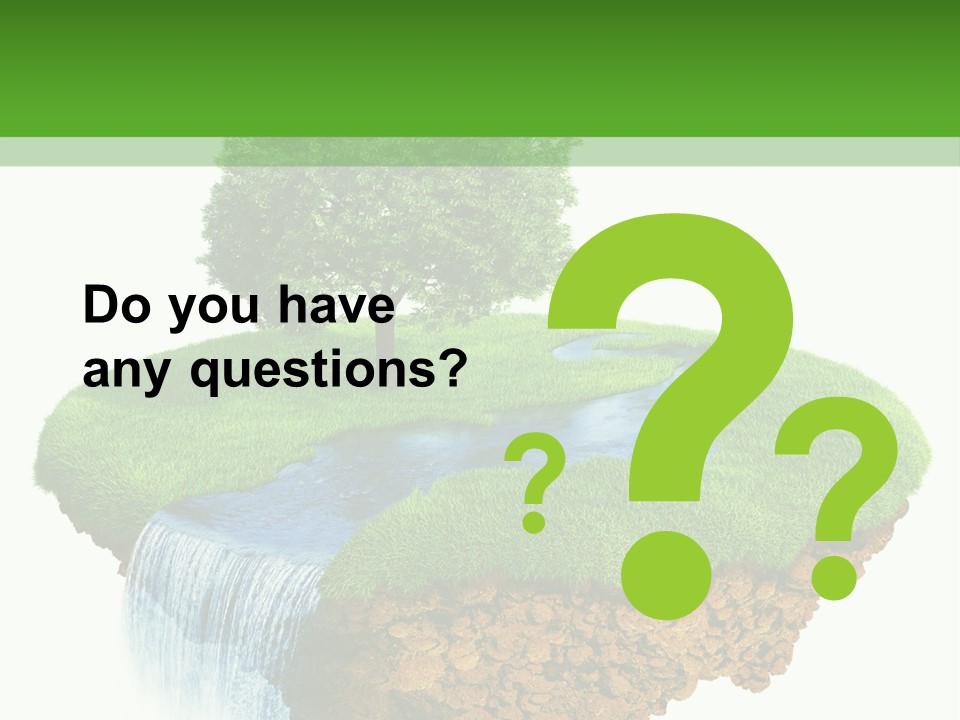 Falls Green Natural PowerPoint Template