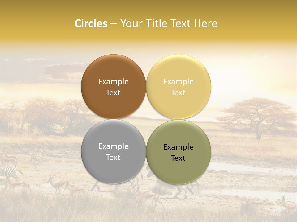 African Savanna PowerPoint Template