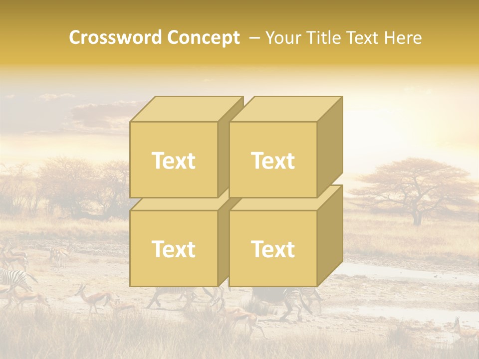 African Savanna PowerPoint Template