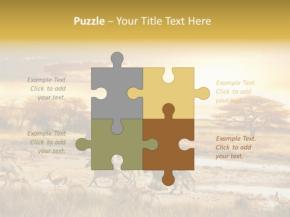 African Savanna PowerPoint Template