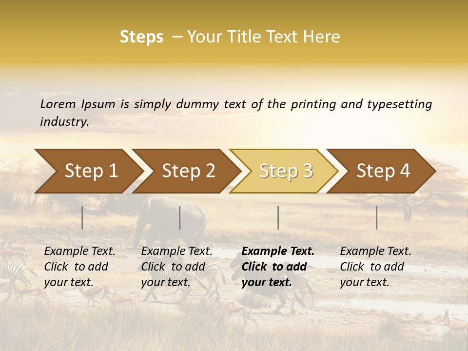 African Savanna PowerPoint Template
