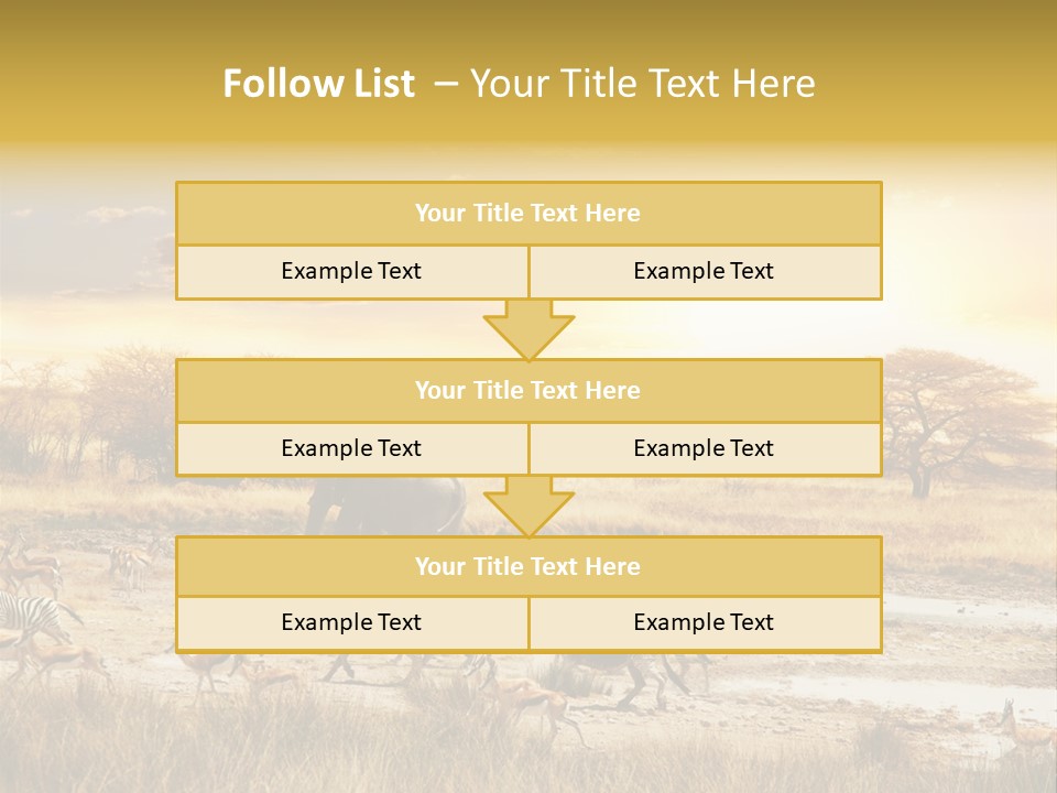 African Savanna PowerPoint Template
