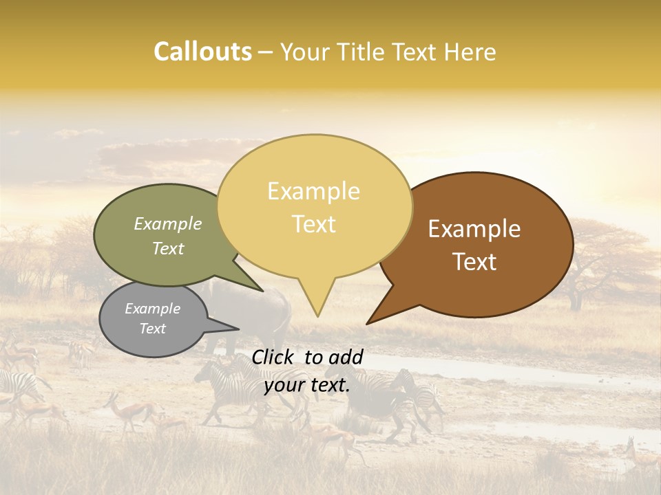 African Savanna PowerPoint Template