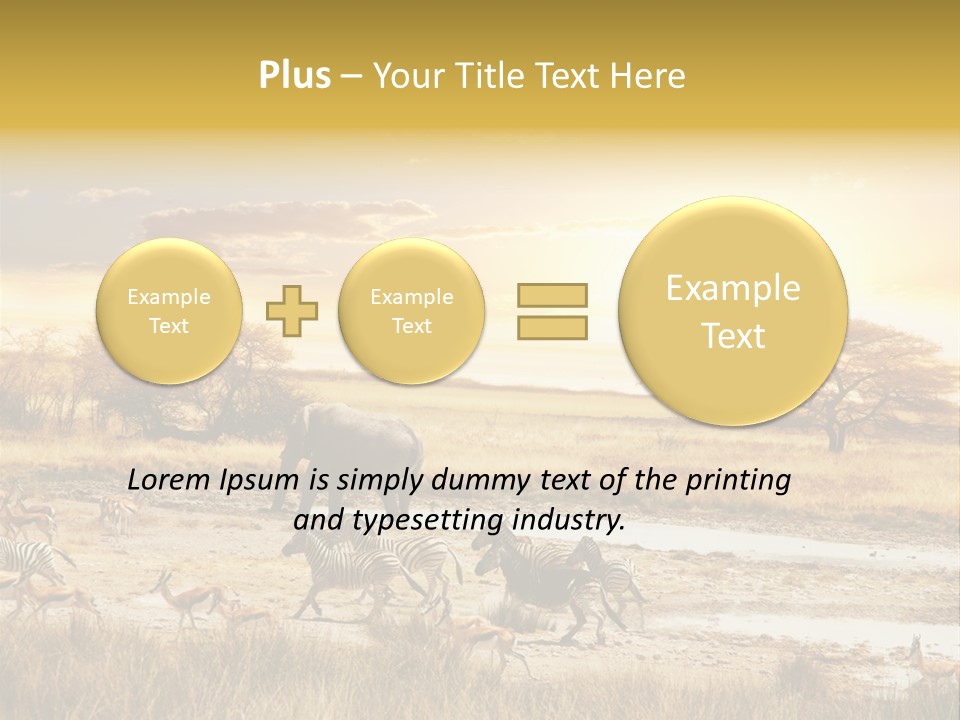 African Savanna PowerPoint Template