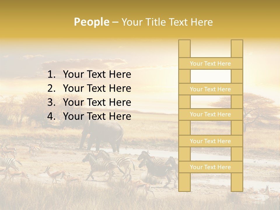 African Savanna PowerPoint Template