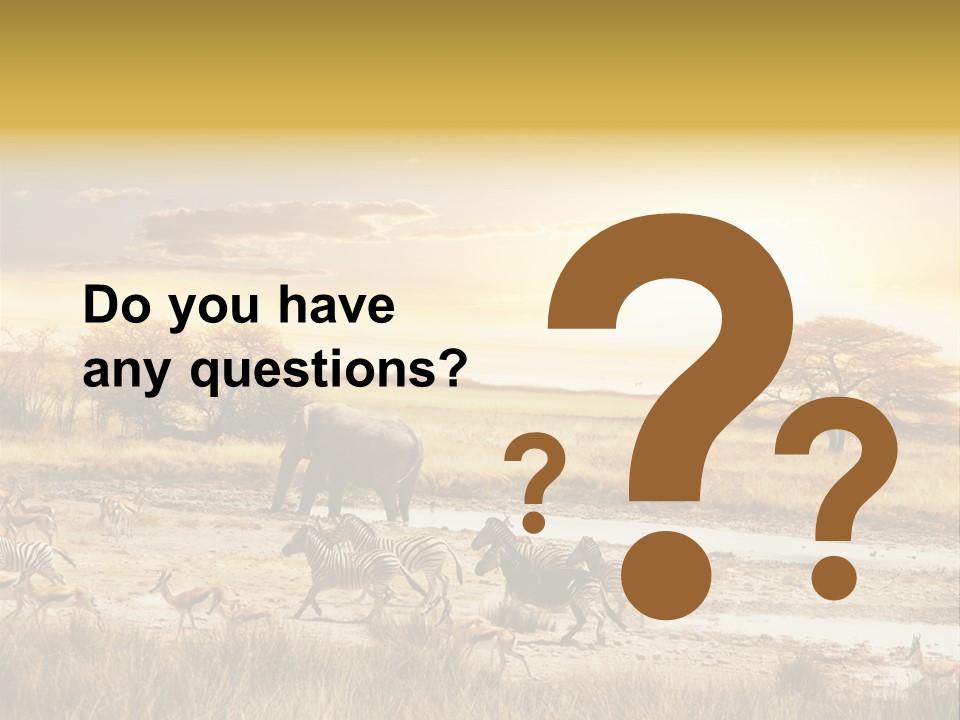 African Savanna PowerPoint Template
