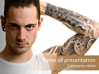 Tattoo Man PowerPoint Template